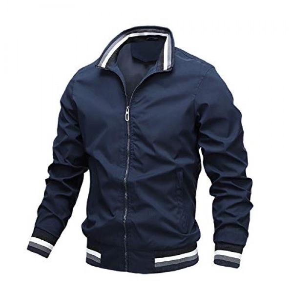 chad varsity bomber jacket men's casual jacket zip up lightweight sportswear jacket windbreaker for men women gifts