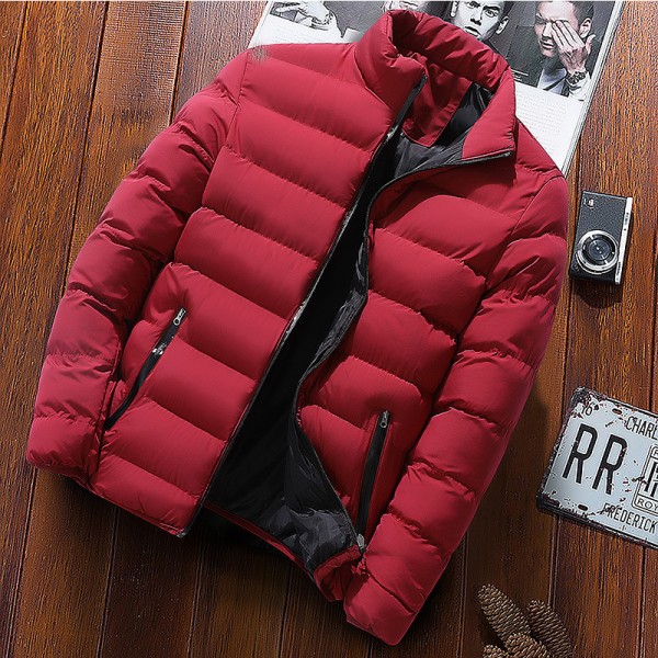 Men's Essentials Lightweight Water-Resistant Packable Puffer Jacket Jacket Waterproof Winter Parka jacket Warm Thicken Ski Coat