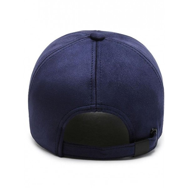 Men's Classic Style Baseball Cap Dailywear Outdoor Embroidery Adjustable Buckle Hat Windproof Warm